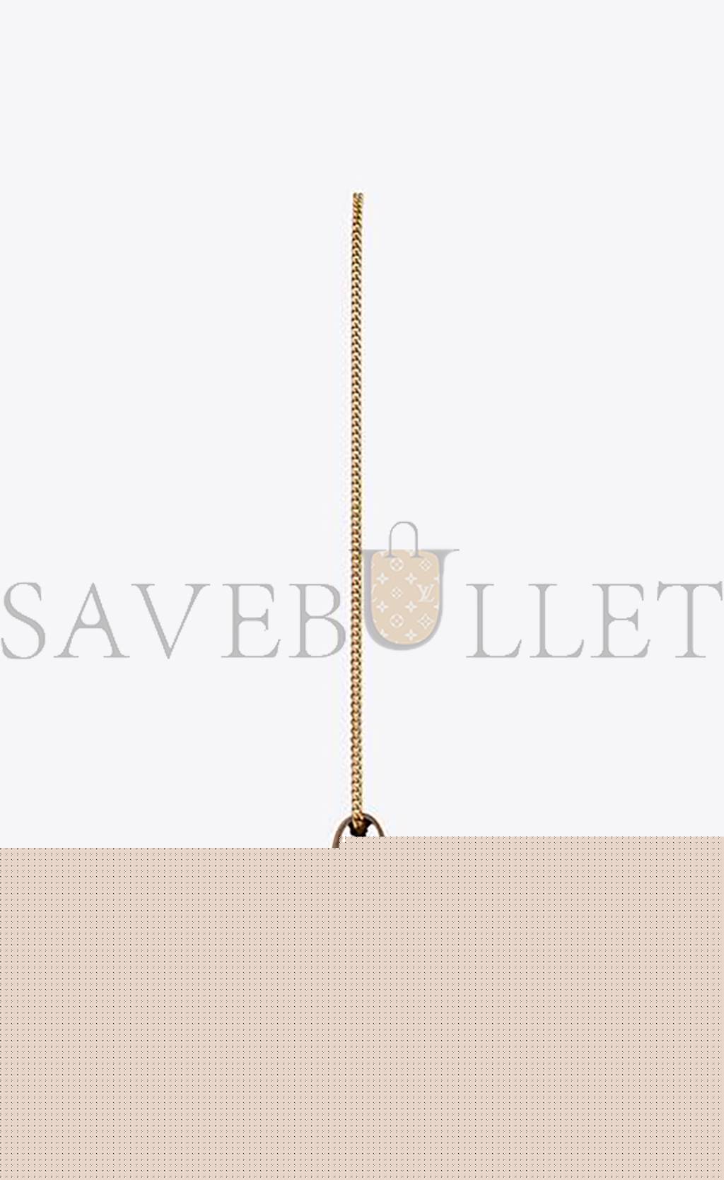 Y*L cassandre matelassÉ chain wallet in grain de poudre embossed leather 377828bow012346 (22.5*14*4cm)