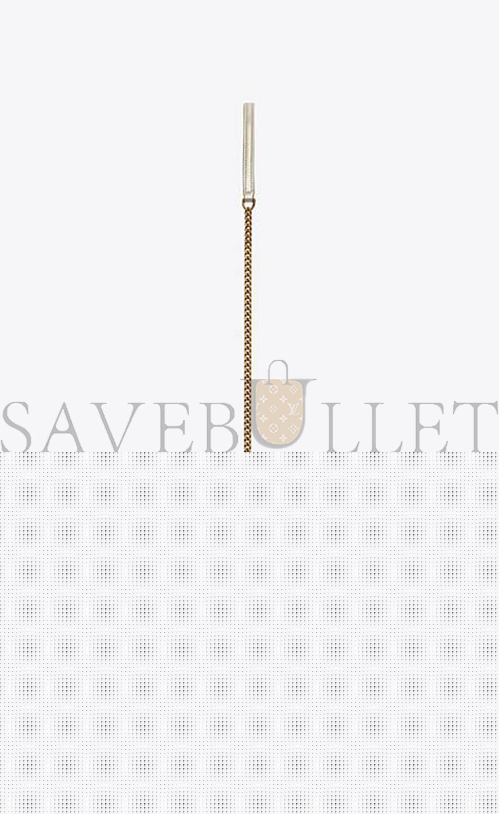 Y*L cassandre envelope chain wallet in metallized leather 402031aaagi7100 (19*12.5*3.5cm)