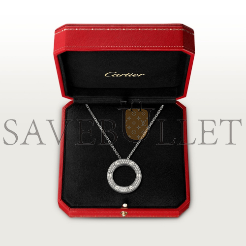 Ca*t*er  love necklace, diamond-paved b7058000