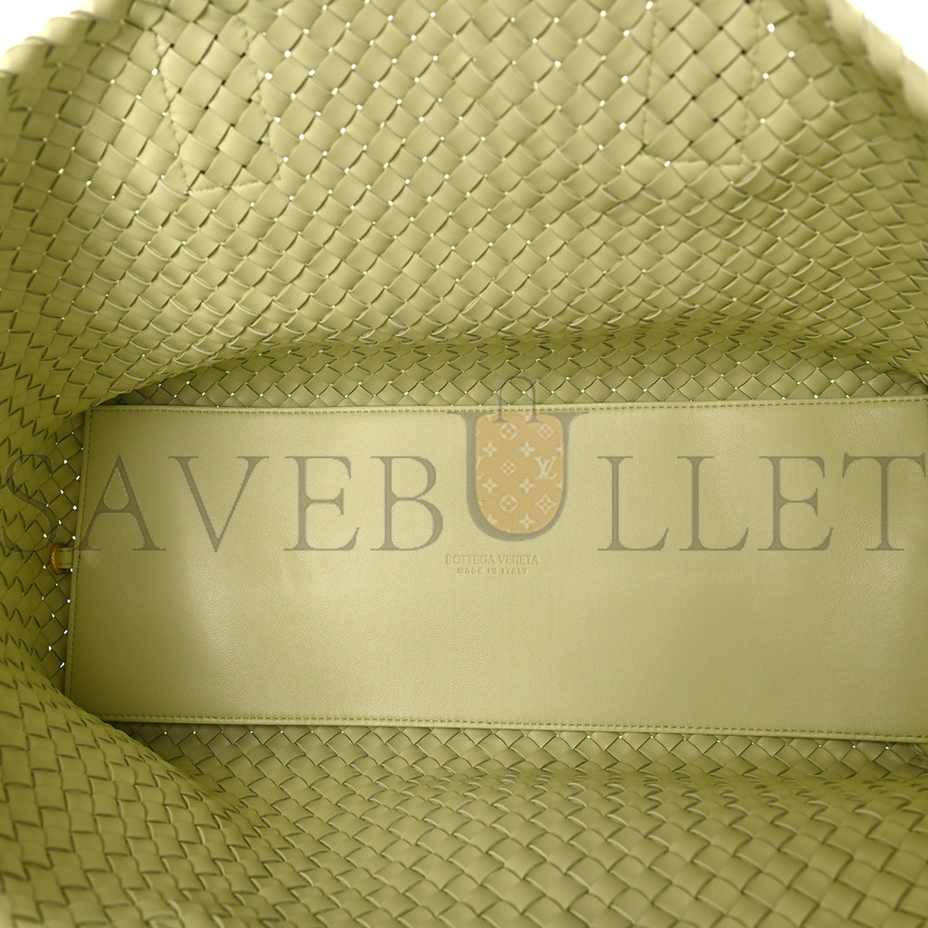 bo*te*ga Ve*ne*ta lambskin intreccio medium cabat lemon washed (41*25*17cm)