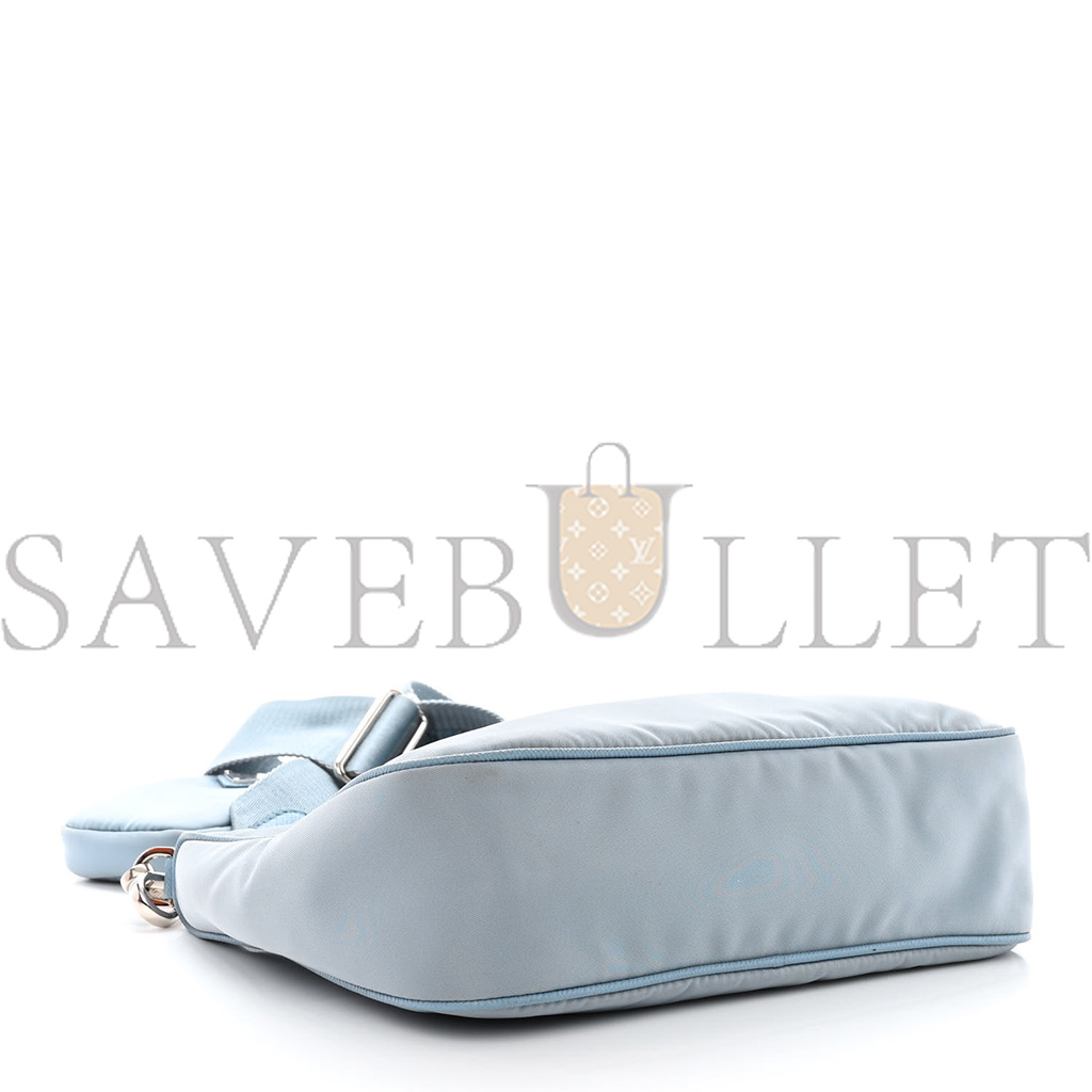 Pra*a nylon re-edition 2005 shoulder bag astrale (22*12*6cm)