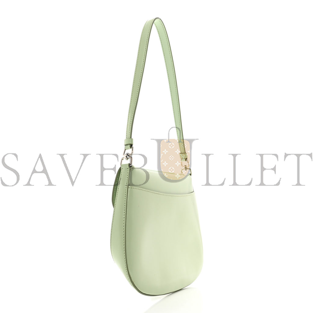 Pra*a spazzolato cleo flap shoulder bag acqua (22*17*3cm)