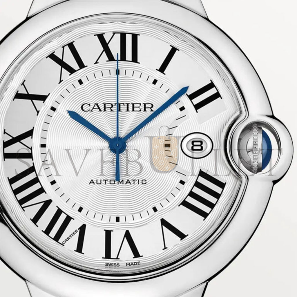 Ca*t*er ballon bleu de silver silver steel cassette men