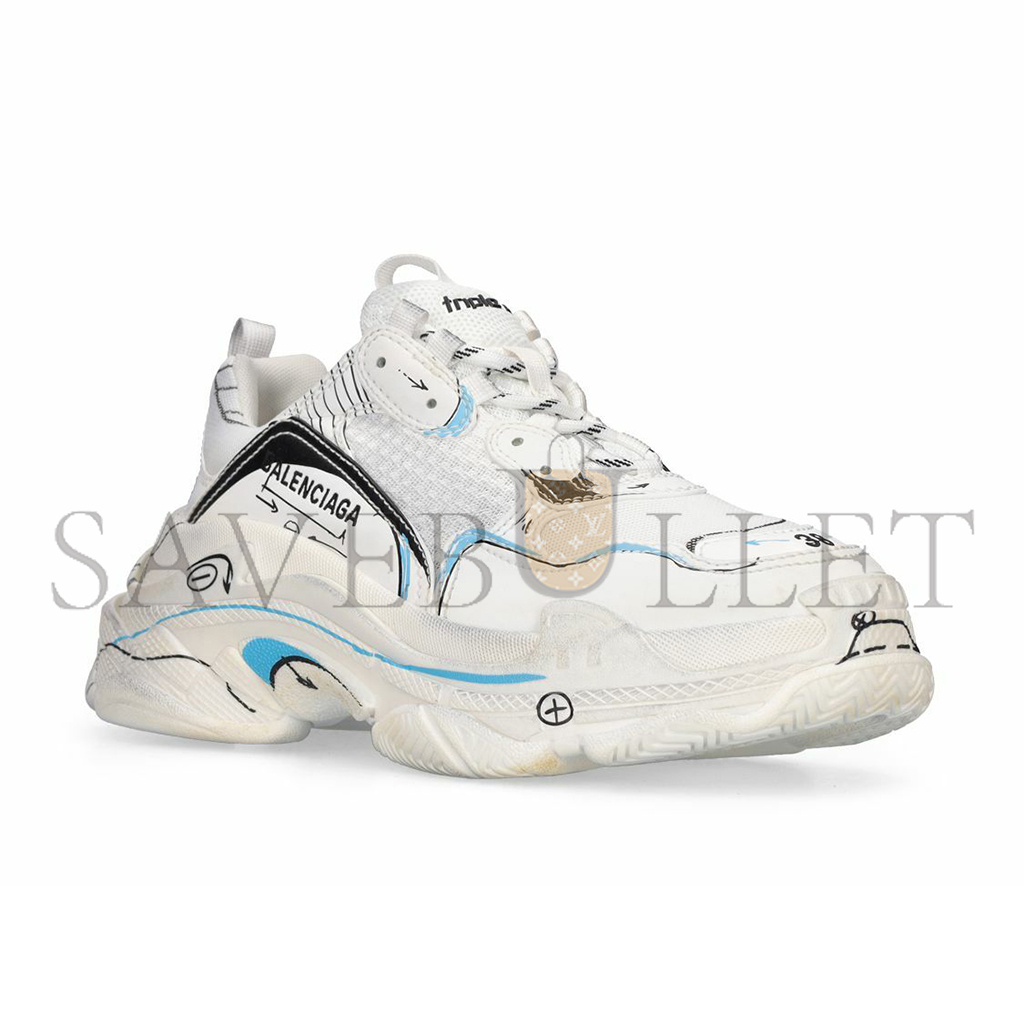 Ba*len*cia*ga triple s logotype sneakers 536737w3srb9014