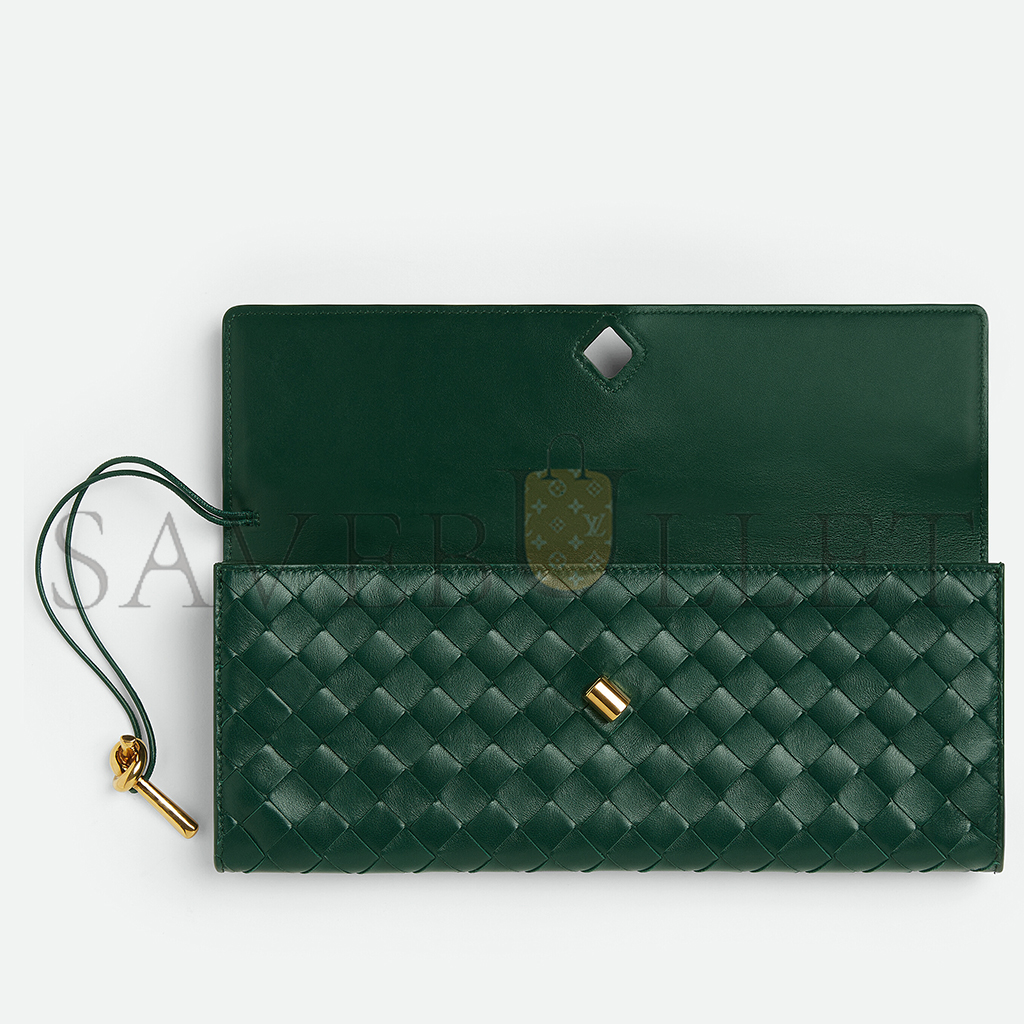 bo*te*ga Ve*ne*ta andiamo clutch 741511vcpp33050 (31*13*3cm)