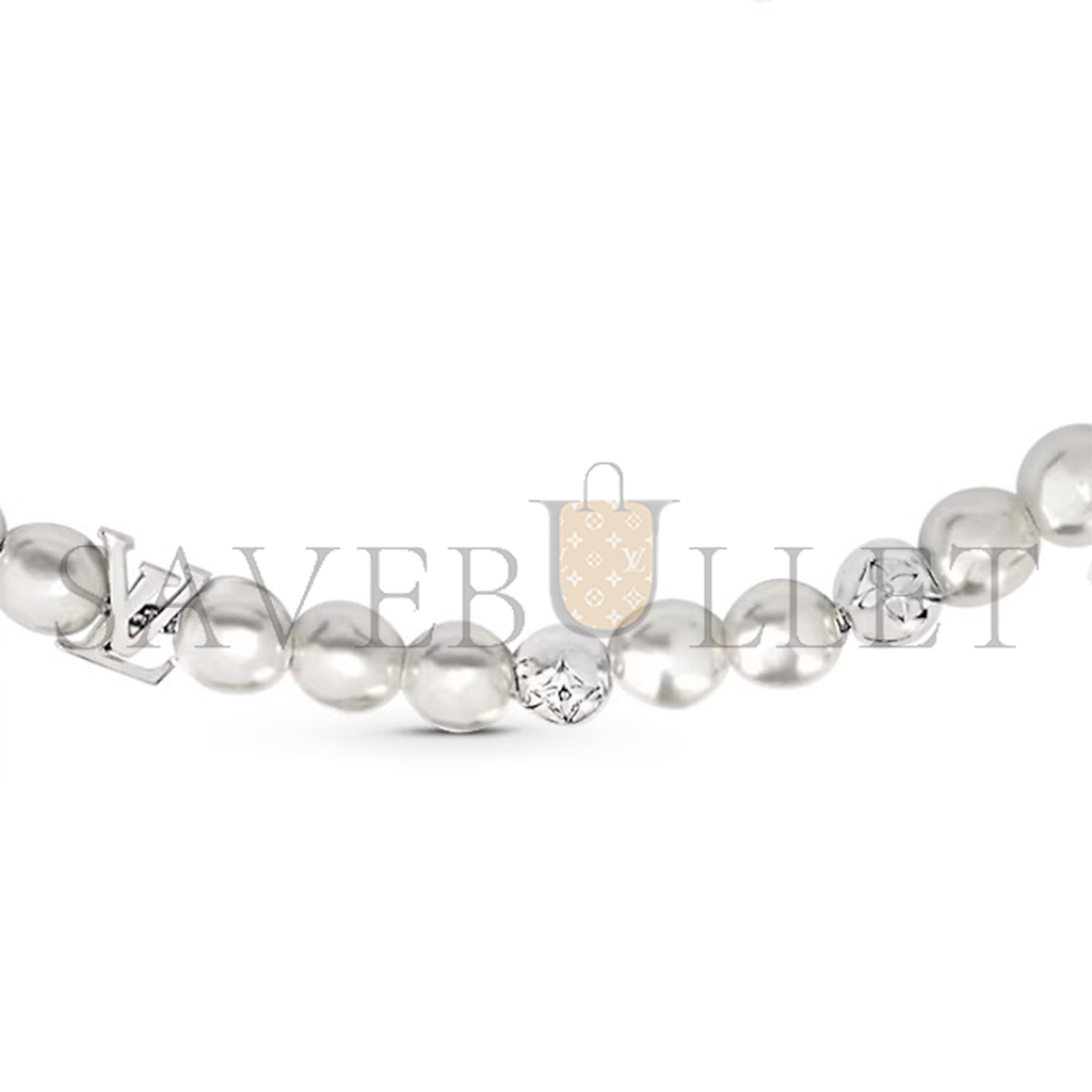 l**is V*t*n lv monogram pearls necklace m01783