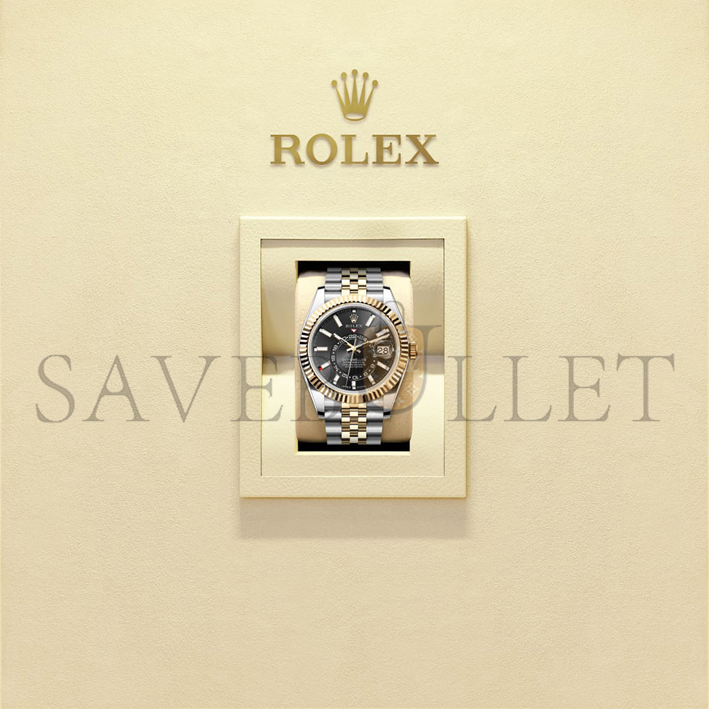 R*l*x sky-dweller oyster, 42 mm, oystersteel and yellow gold watch 336933-0004