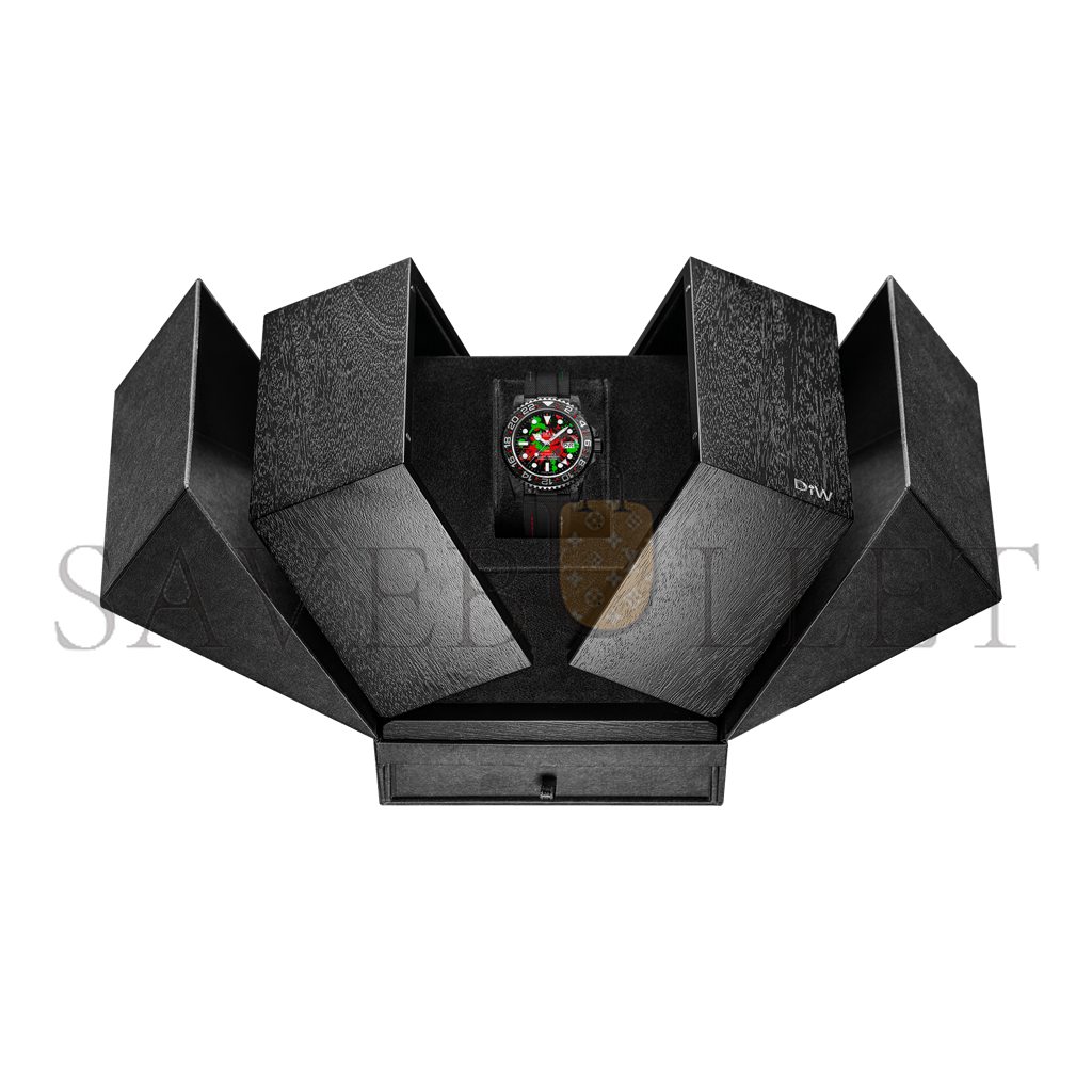 R*l*x gmt-master ii diw carbon motley edition watch 6118