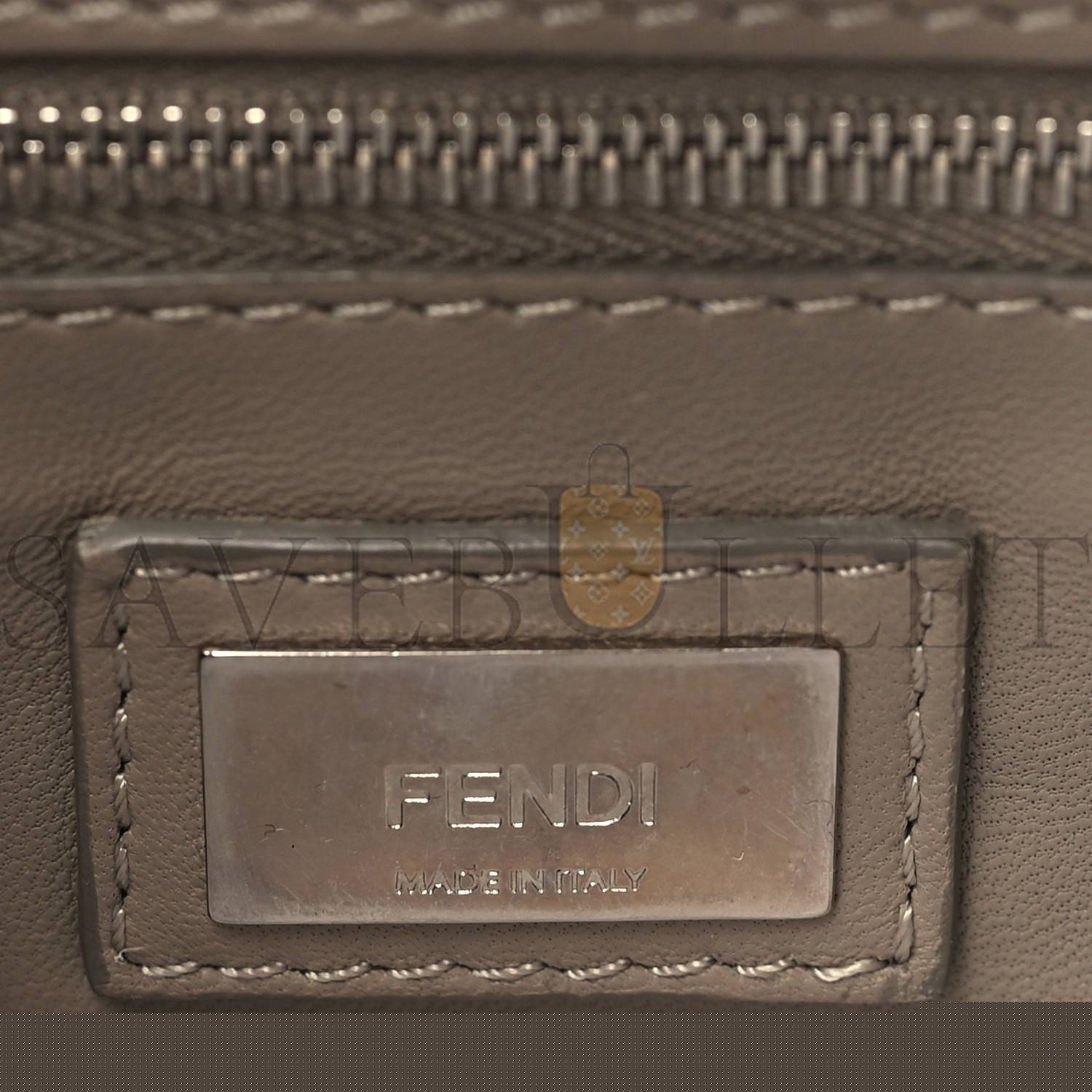 F**di nappa mini peekaboo iconic satchel tortora (23*18*11cm)