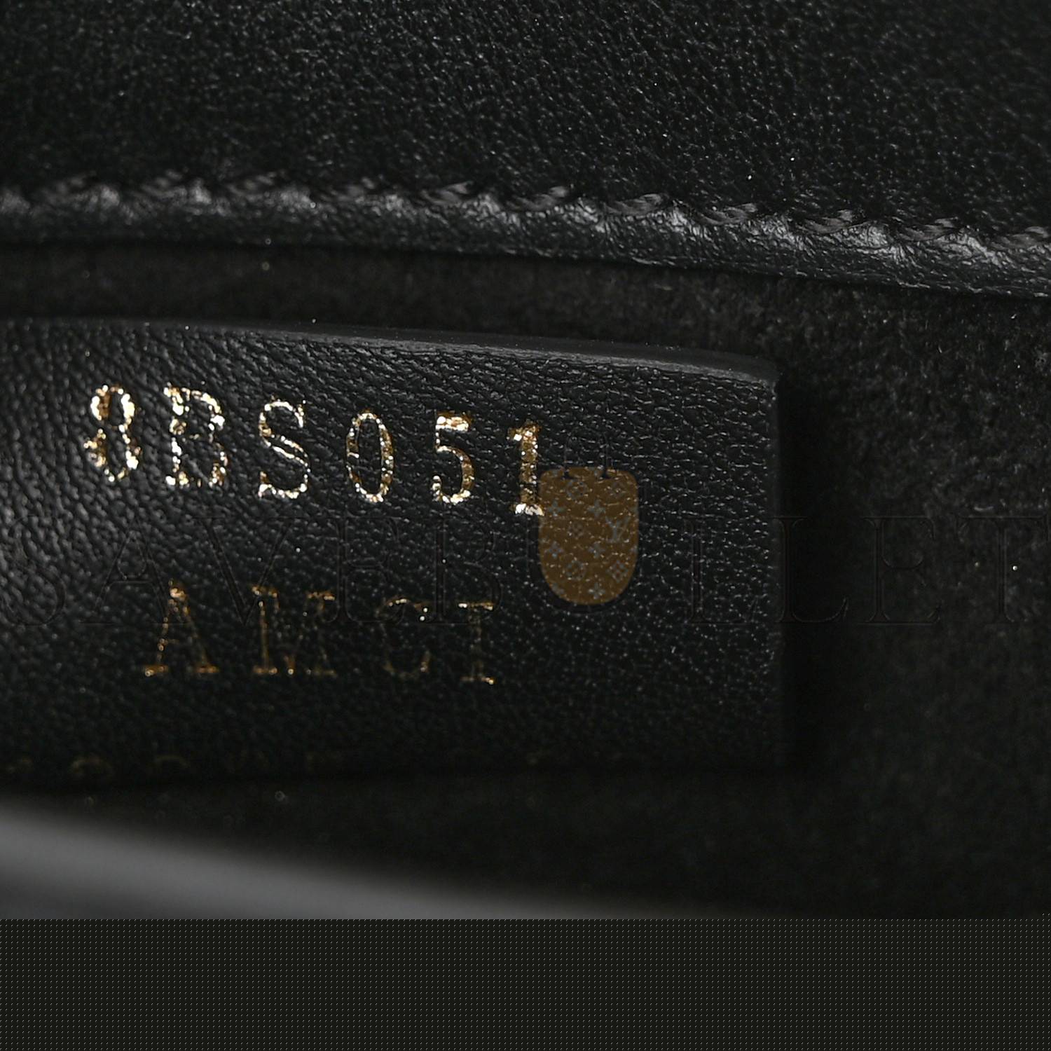 F**di vitello plexiglass ff embossed mini F**di sunshine shopper tote black  (18*13*6cm)