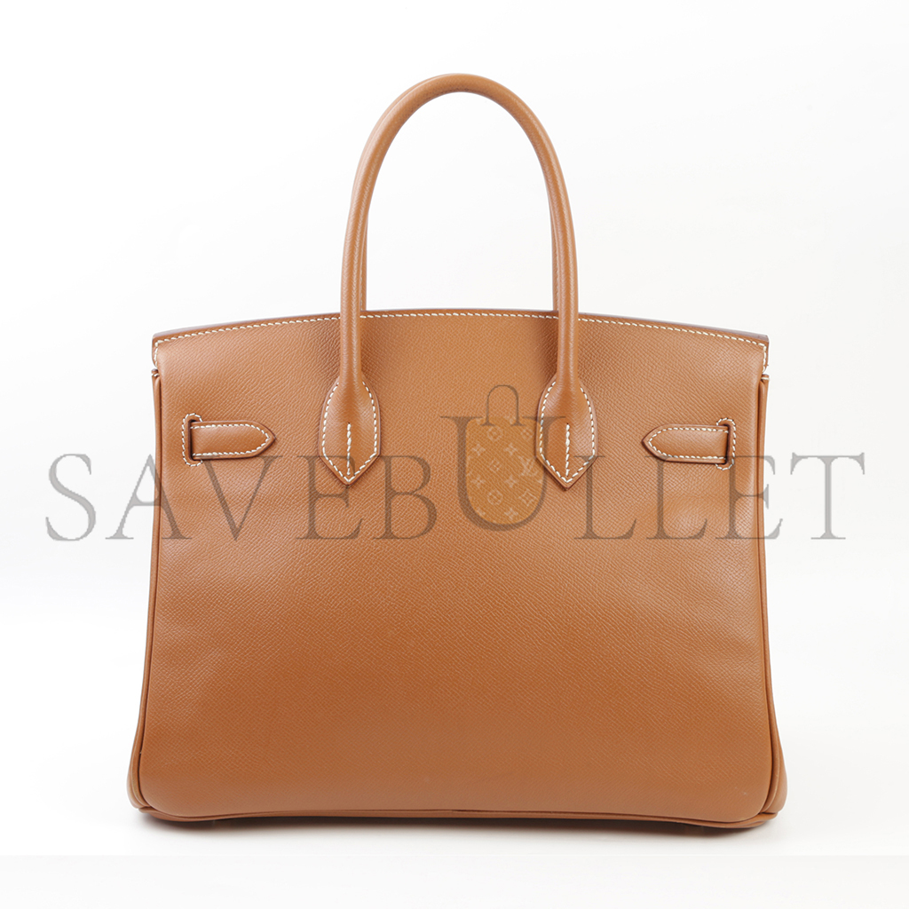H**mes master birkin 35 box brown bag 1963189330 (35*25*18cm)