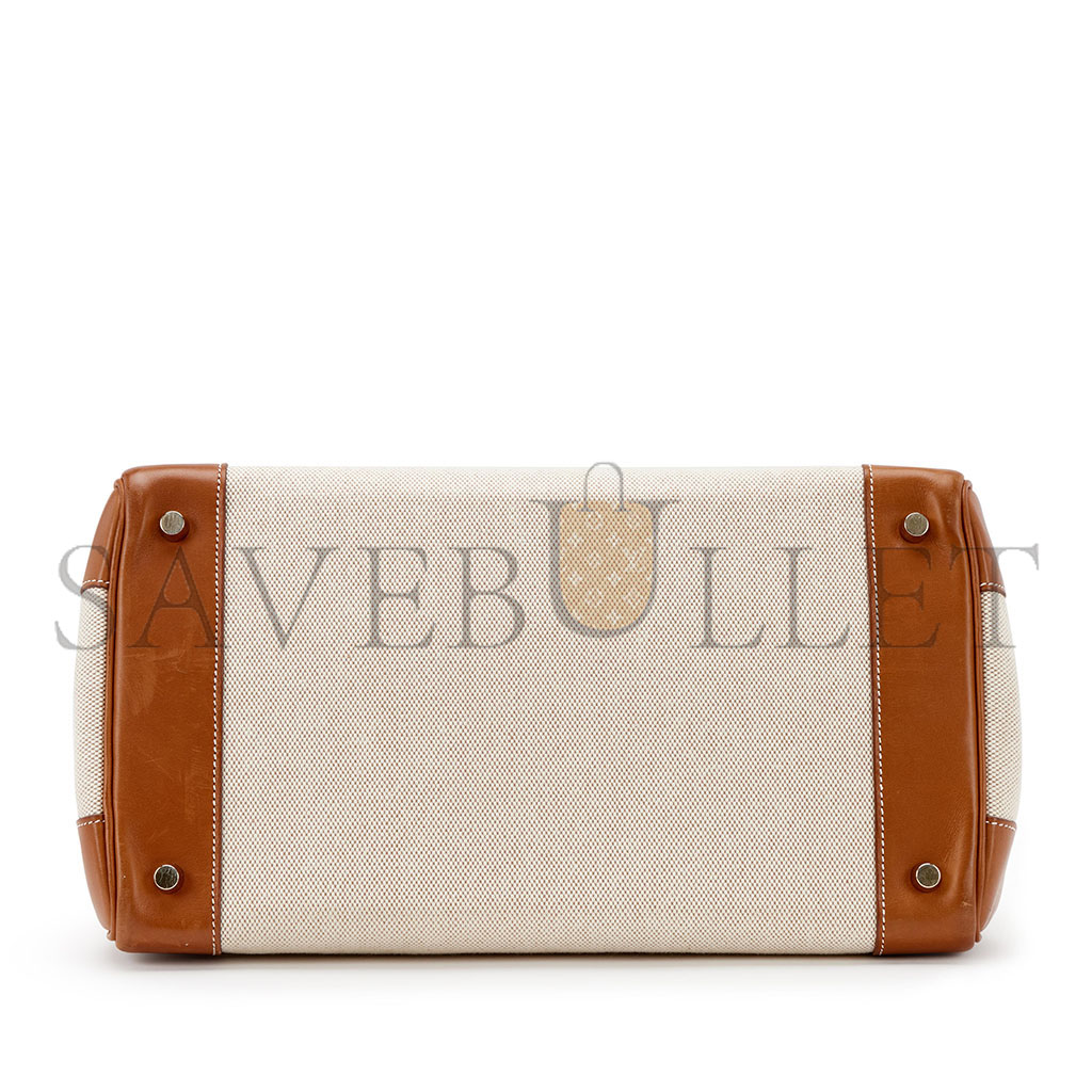 H**mes master birkin 30 swift golden brown canvas bag gold buckle handbag b0d87l8zbt (30*20*13cm)