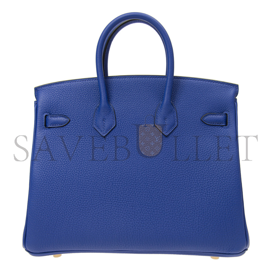 H**mes master birkin 30 togo leather electric blue gold buckle bk257ttggp (30*23*15cm)