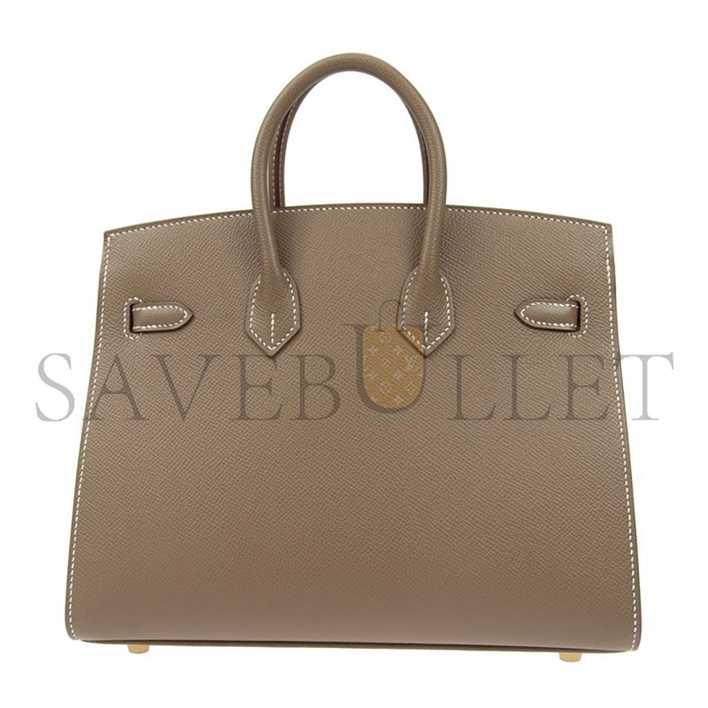 H**mes birkin 30 togo leather elephant grey gold buckle bag bk2518epgpo (30*22*16cm)