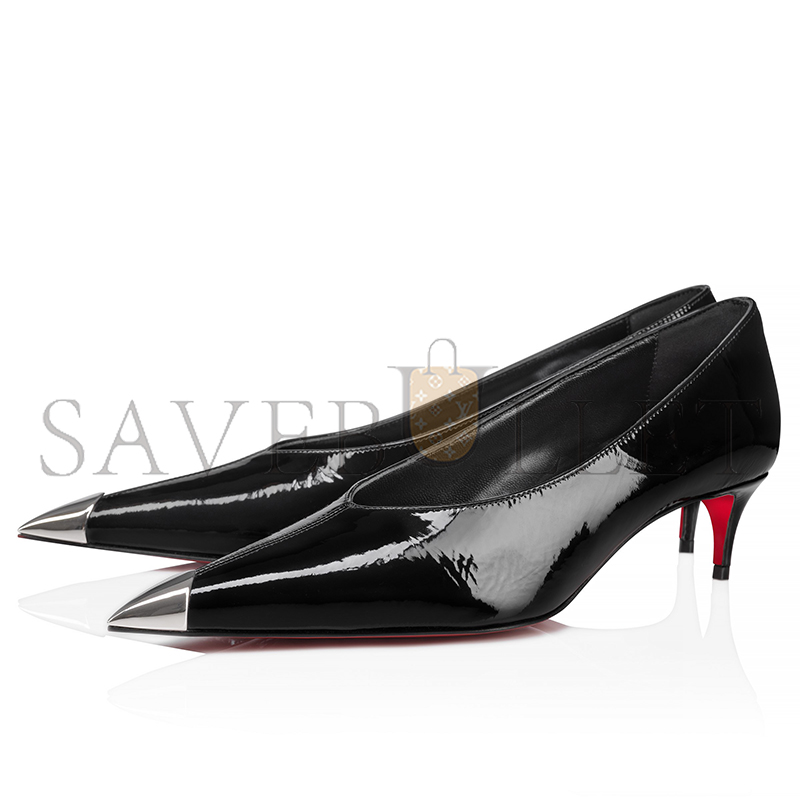 Ch**an louboutin katissima 45 mm pumps-vog patent leather-black-women 1250014b439