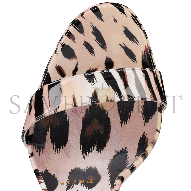 Ch**an louboutin loubi queen alta 150 mm strappy sandals-gigi printed patent leather-multicolor- women 12509829002
