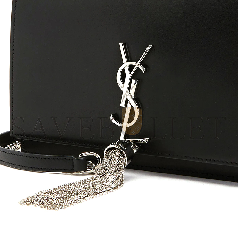 Y*L kate tassel silver chain chain crossbody bag 452159c150n1000 (24*14.5*5cm)