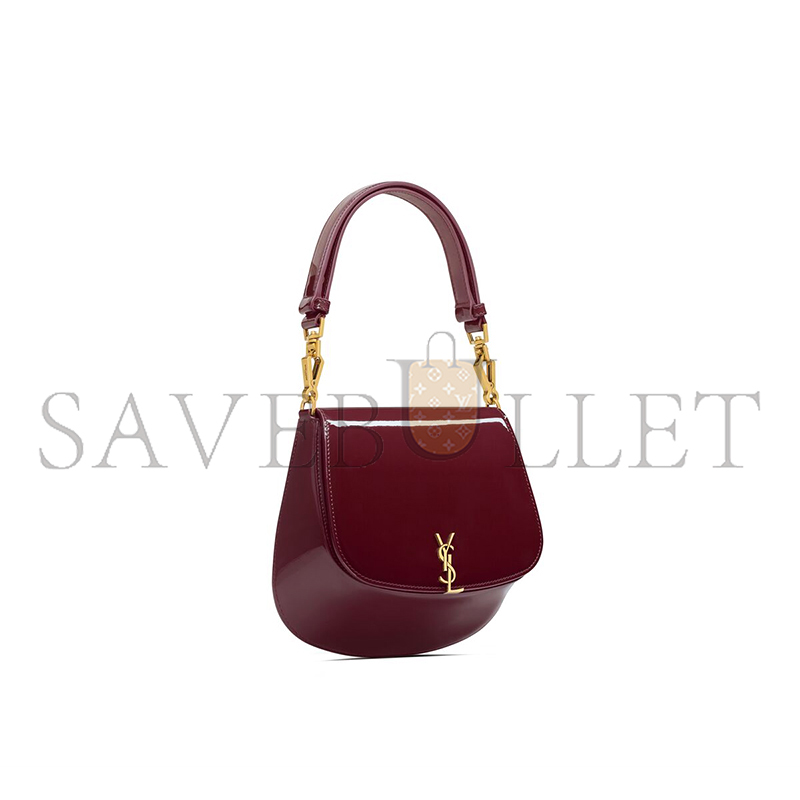Y*L voltaire top handle in patent leather 800846bmiiw6413 (17.5*21*8cm)