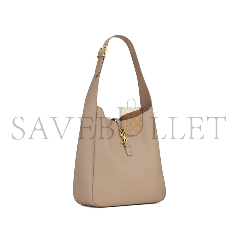 y*l le 5 À 7 S*pple large in grained leather 753837aaauq1722 (30*31*13cm)