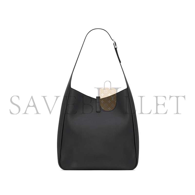 y*l le 5 À 7 S*pple large in grained leather 753837aacqg1000 (30*28*11cm)