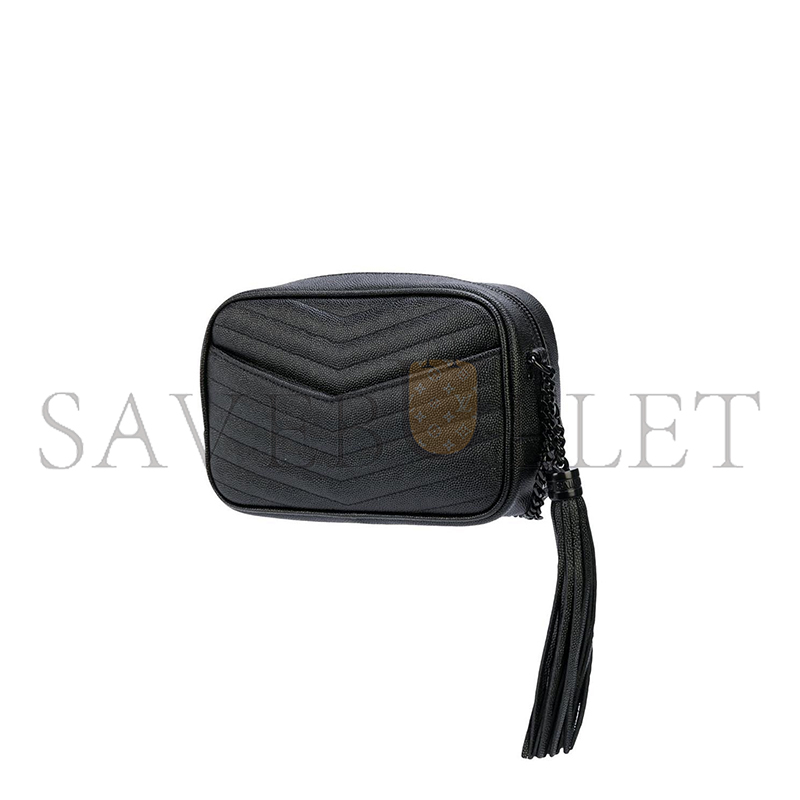 Y*L mini lou bag in matelassÉ grain de poudre embossed leather black 5000574787 (19*10.5*5cm)
