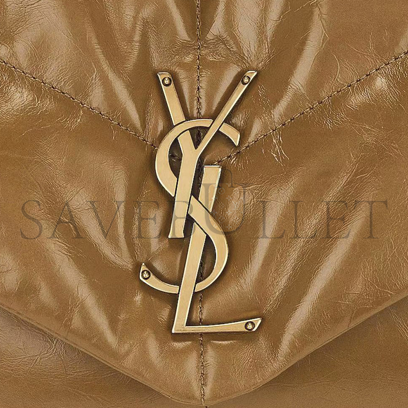 Y*L puffer medium in leather 2402226697850 (35*23*13cm)