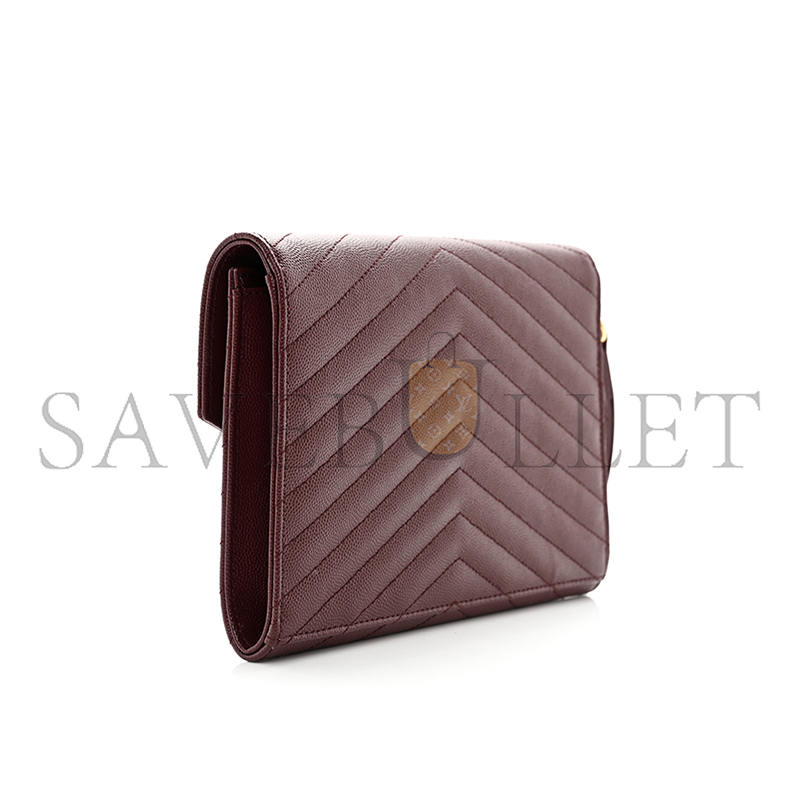 Y*L cassandre matelassÉ flap pouch in grain de poudre leather 6176621193176 (21*16*3cm)