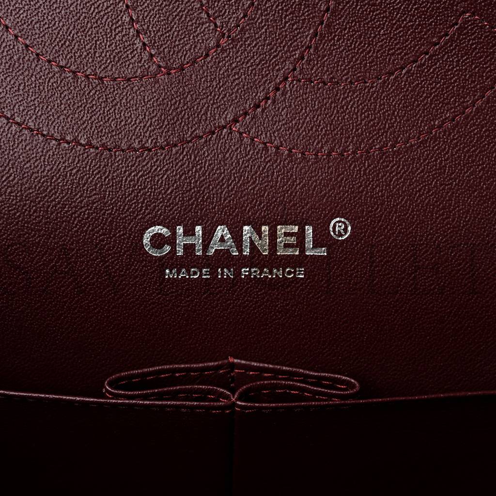 Ch*el caviar quilted jumbo double flap black silver hardware (30*20*9cm)