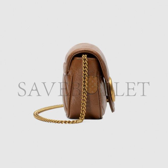 g*u*i gg marmont matelassÉ S*per mini bag 476433 (16.5*10.2*5.1cm)