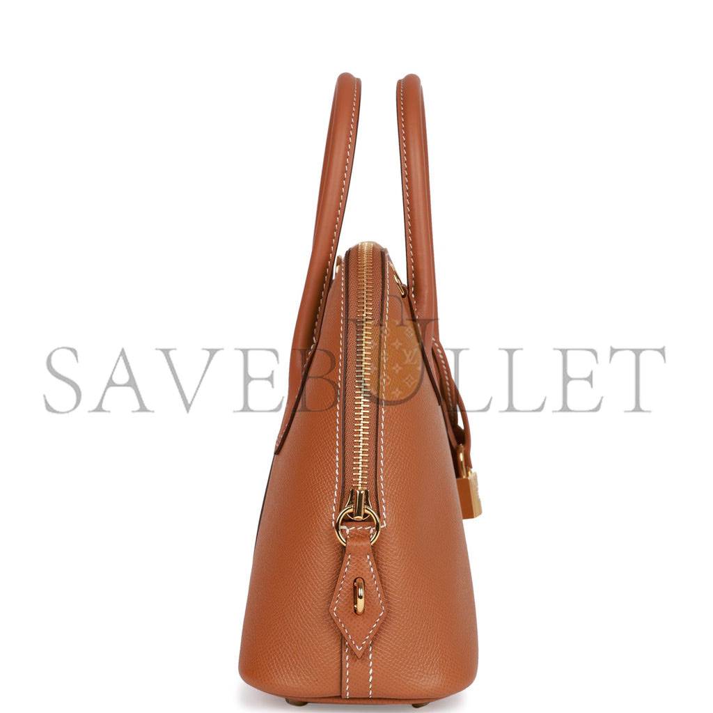 H**mes 1923 bolide 25 en desordre gold epsom gold hardware (25*20*10cm)