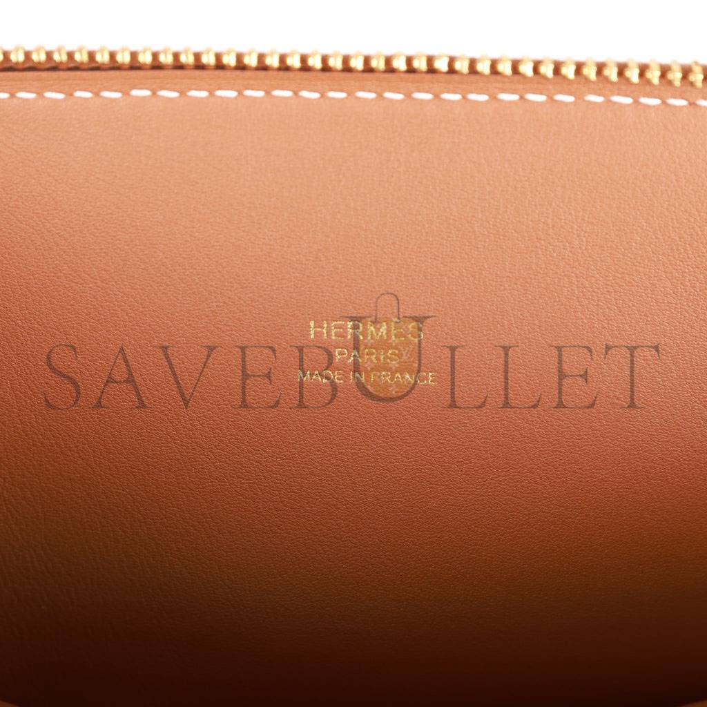 H**mes 1923 bolide 25 en desordre gold epsom gold hardware (25*20*10cm)