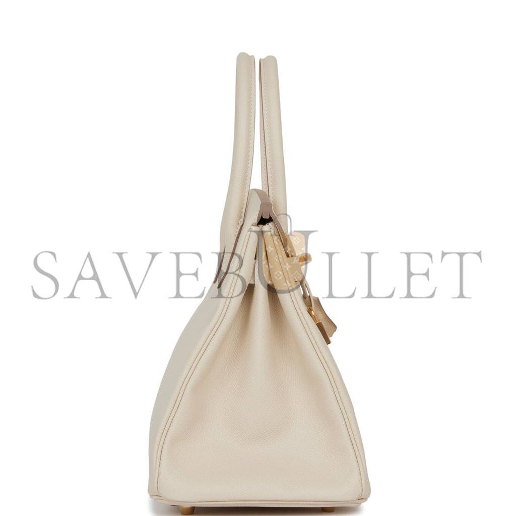 H**mes birkin 30 craie epsom gold hardware (30cm)