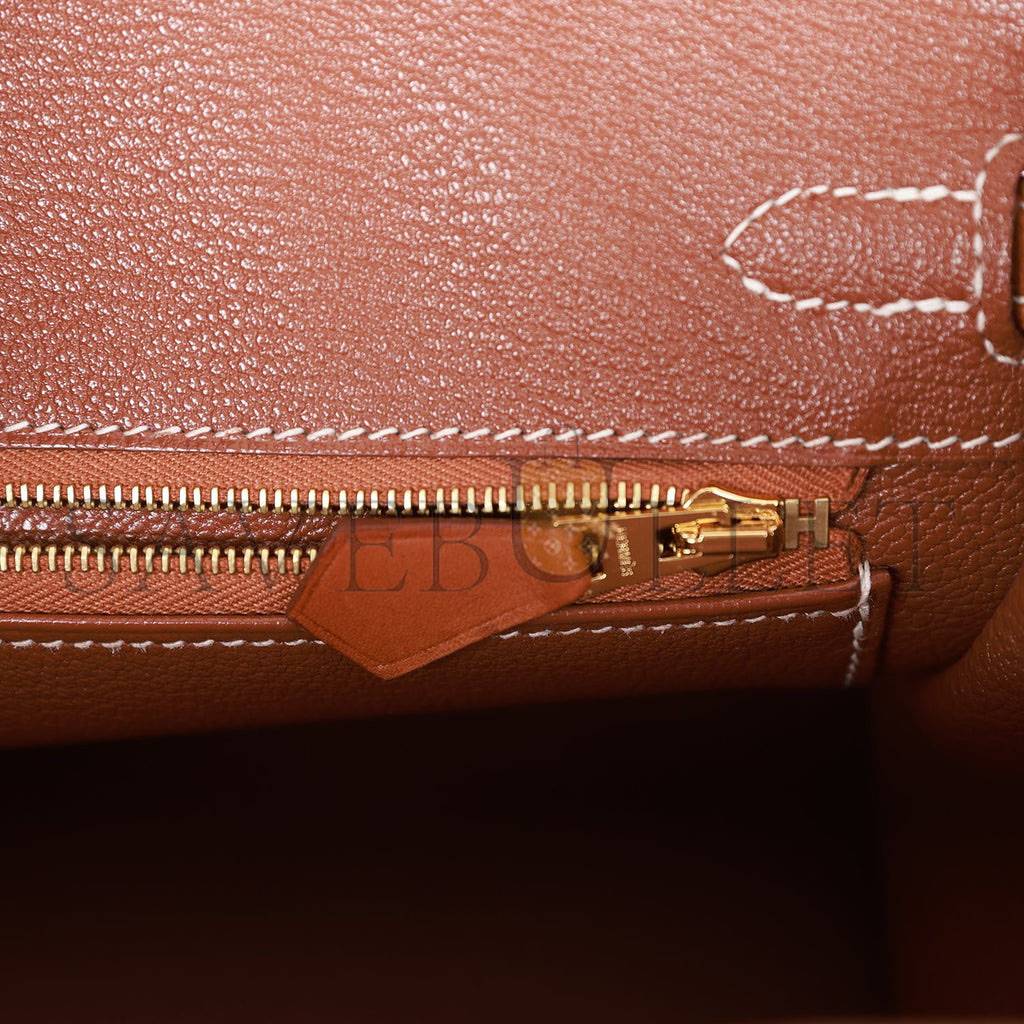 H**mes birkin 25 fauve barenia gold hardware handmade (25cm)