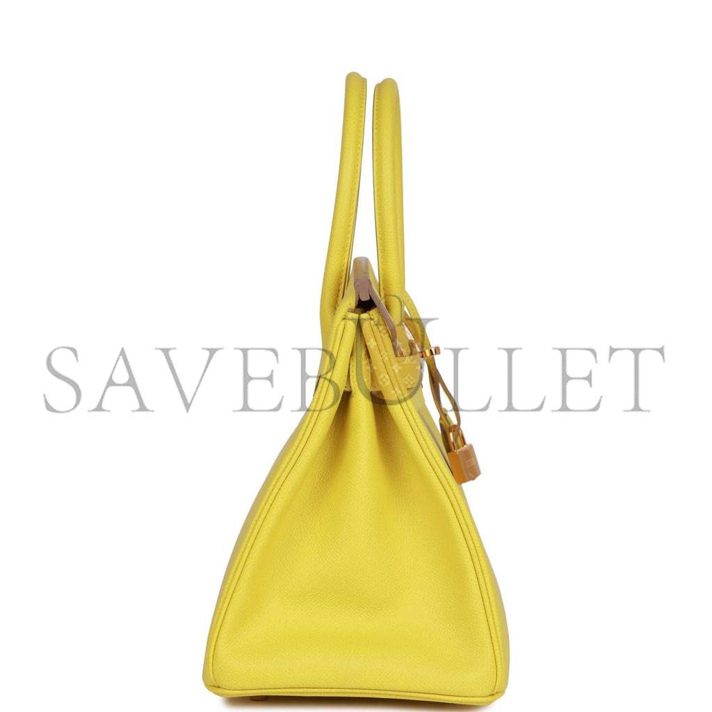 H**mes birkin 30 lime epsom gold hardware (30cm)
