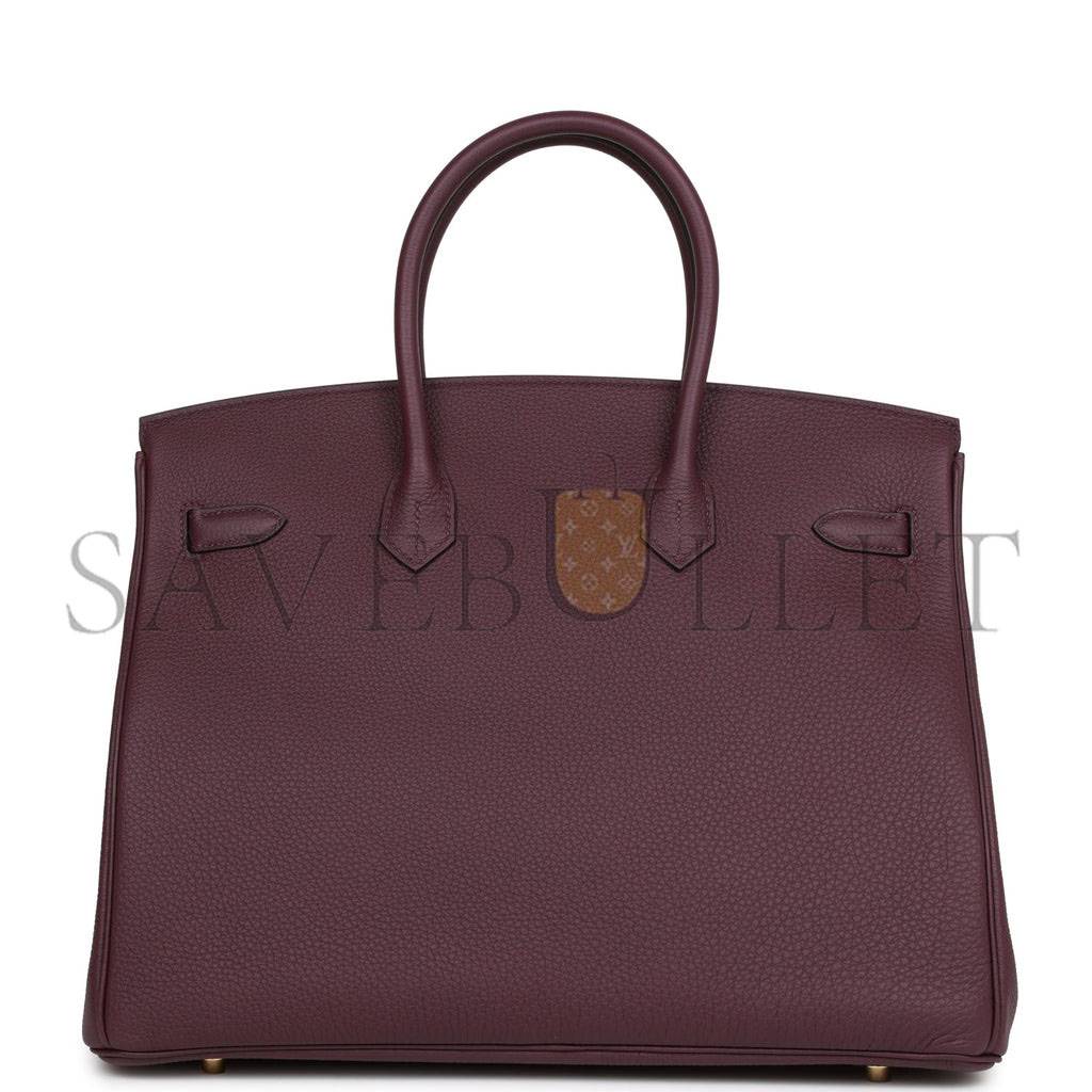 H**mes birkin 35 cassis togo gold hardware 39806150312030 (35cm)