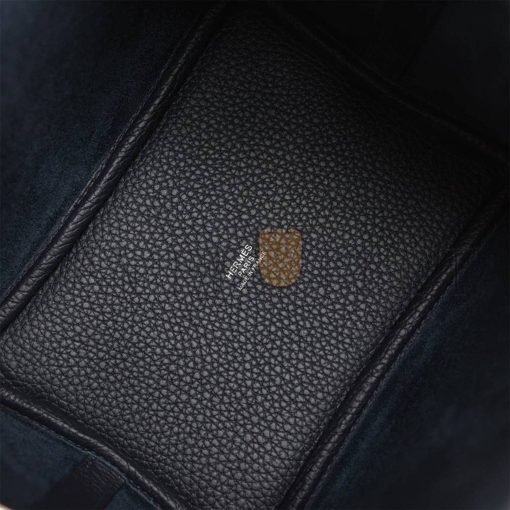 H**mes picotin lock 18 caban clemence palladium hardware (18*13*18cm)