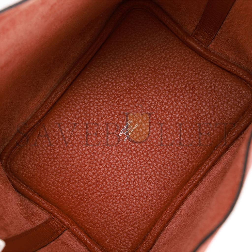 H**mes picotin lock 18 cuivre clemence palladium hardware (18*13*18cm)