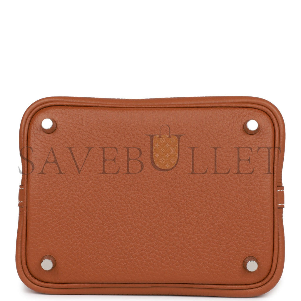 H**mes picotin lock 18 gold clemence palladium hardware (18*13*18cm)