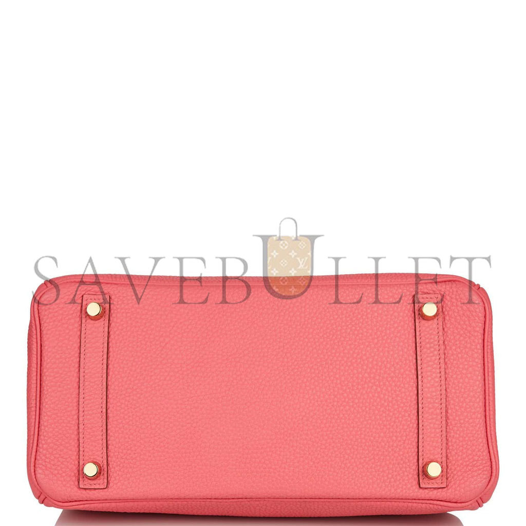 H**mes birkin 30 rose lipstick togo gold hardware (30cm)