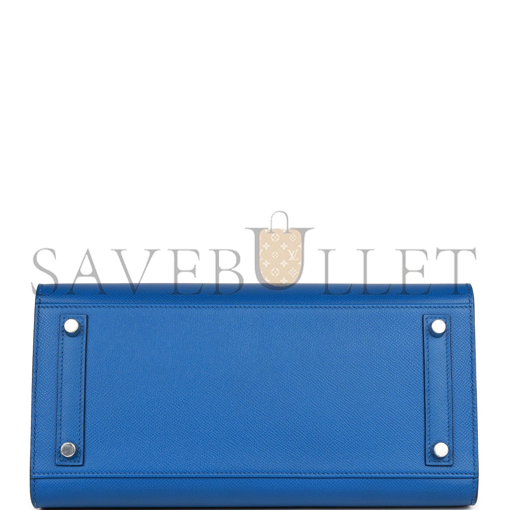 H**mes birkin sellier 30 bleu france epsom palladium hardware 39822089420894 (30cm)