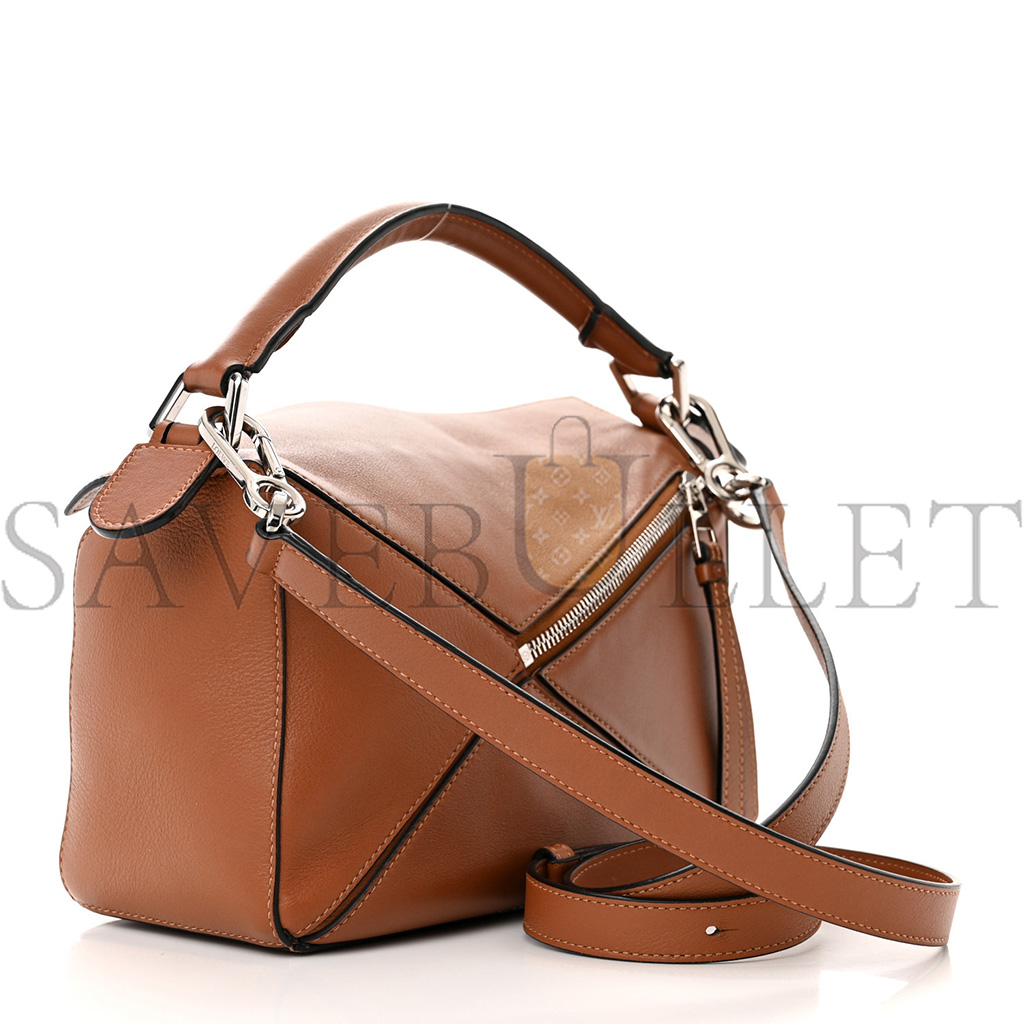 l*ew* calfskin small puzzle bag tan (24*16.5*10.5cm)