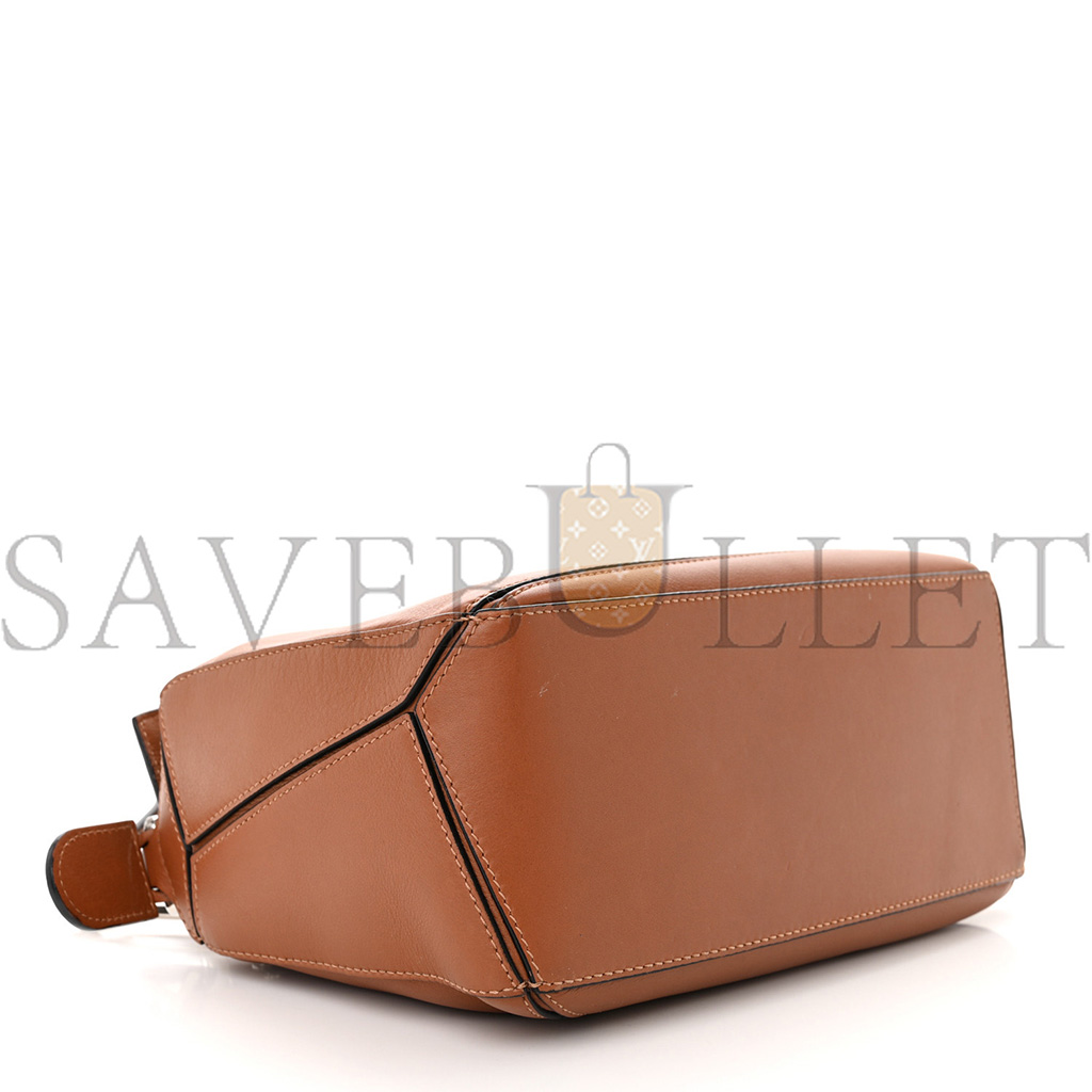 l*ew* calfskin small puzzle bag tan (24*16.5*10.5cm)