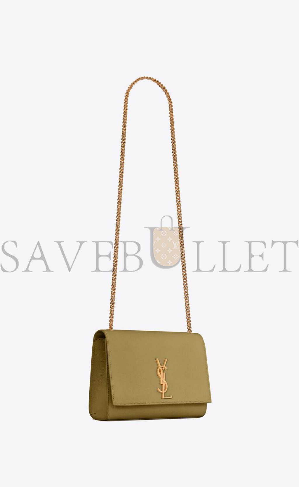 Y*L kate medium chain bag in grain de poudre embossed leather 364021bow0w3321 (24*14.5*5.5cm)