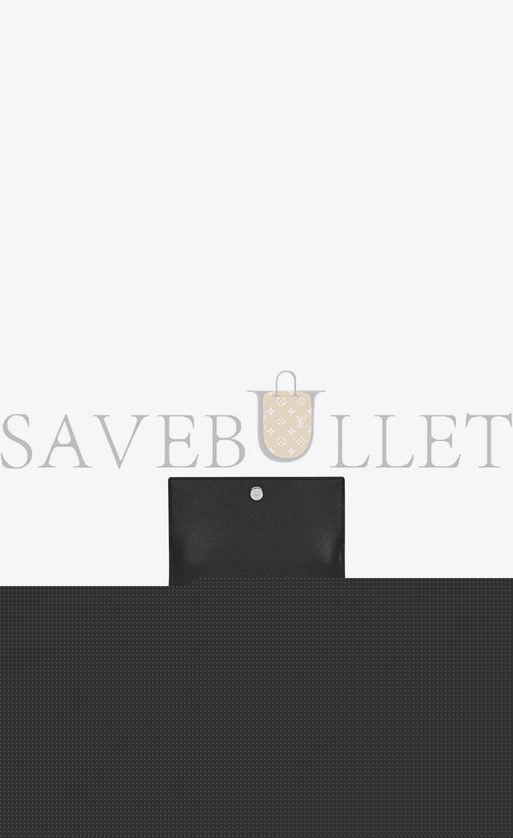 Y*L sunset medium chain bag in coated bark leather 442906h3z0n1000 (22*16*6.5cm)