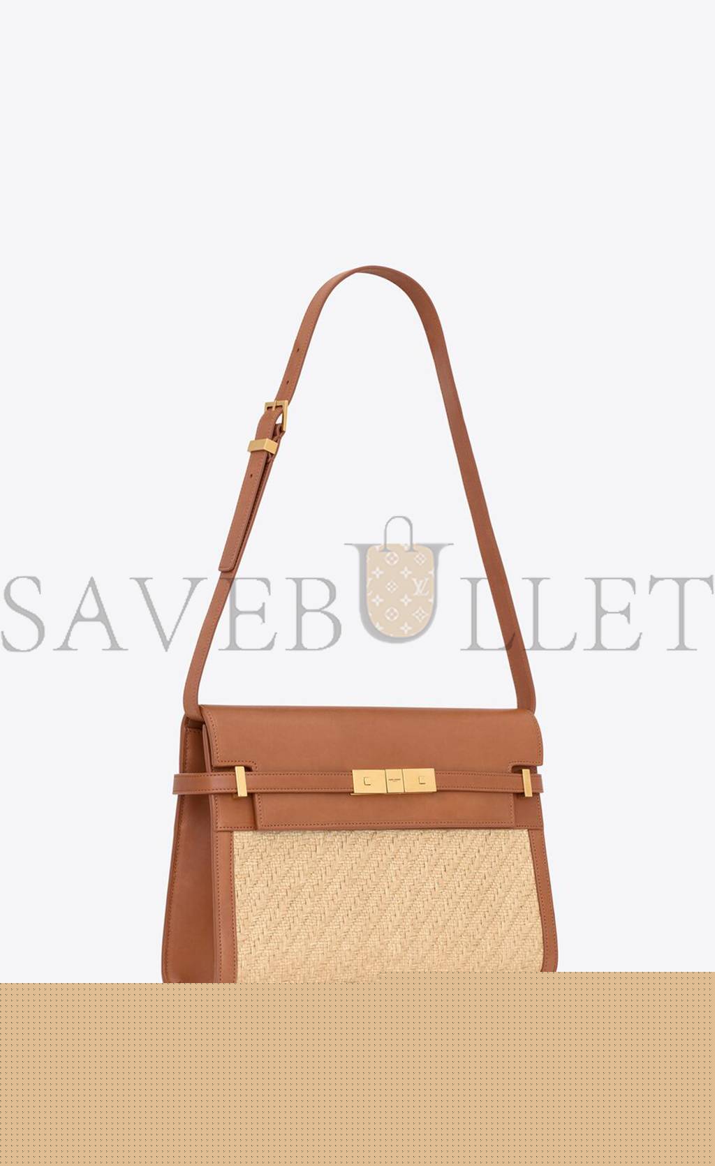 Y*L manhattan shoulder bag in raffia and vegetable-tanned leather 579271faa7d9783 (29*20*7.5cm)