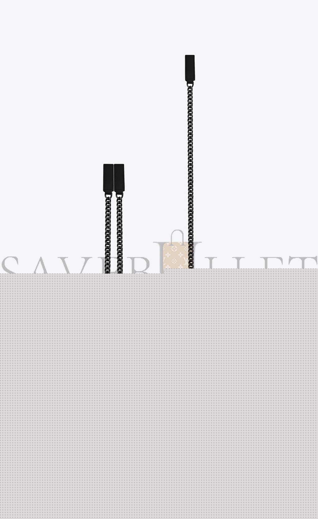 Y*L envelope medium chain bag in mix matelass&eacute; grain de poudre embossed leather 600185bow981000 (24*17.5*6cm)