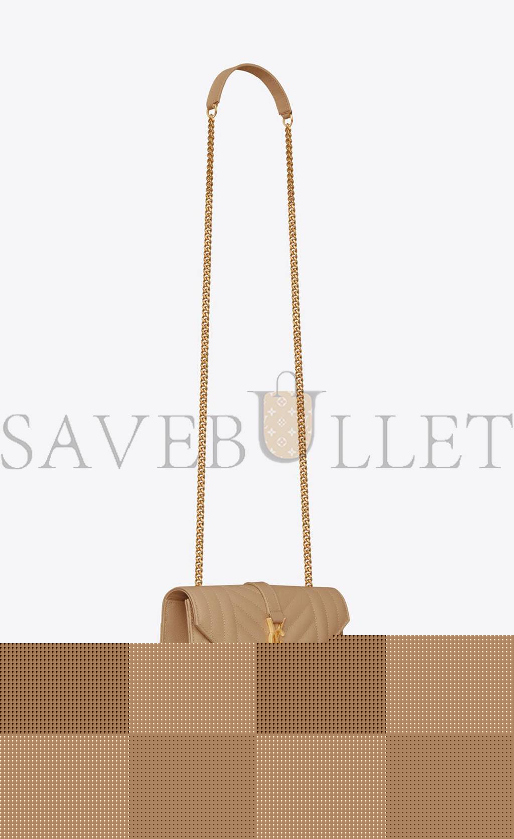 Y*L envelope small bag in mix matelass&eacute; grain de poudre embossed leather 600195bow912346 (21*13*6cm)