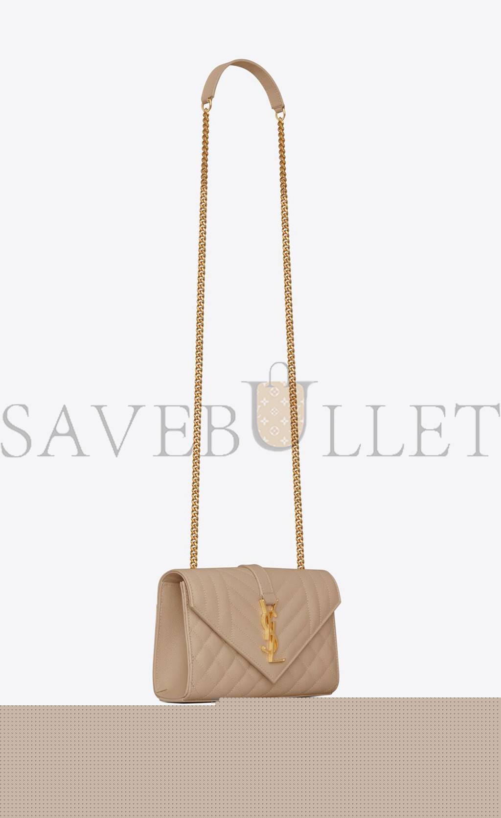 Y*L envelope small bag in mix matelass&eacute; grain de poudre embossed leather 600195bow912721 (21*13*6cm)