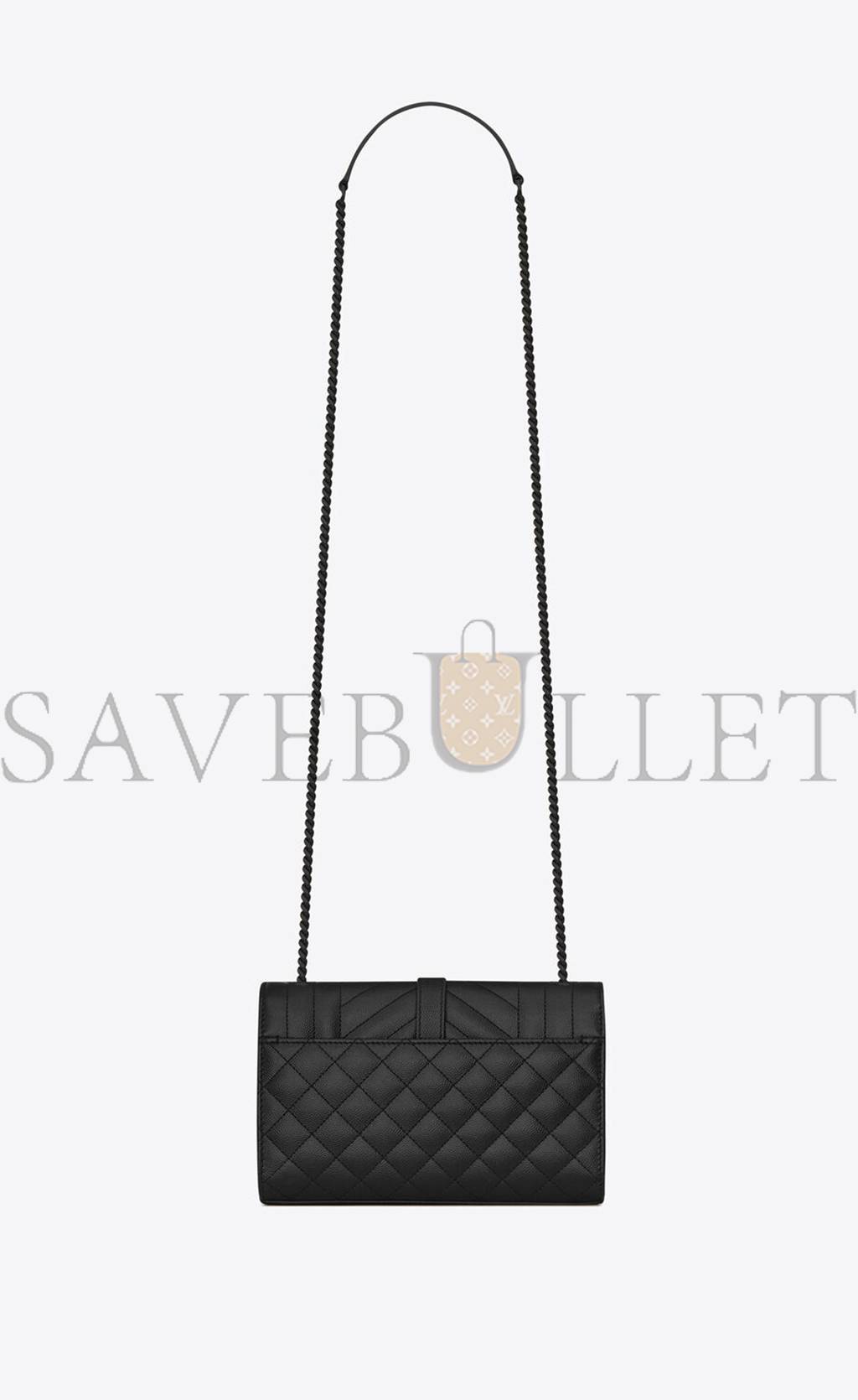 Y*L envelope small bag in mix matelass&eacute; grain de poudre embossed leather 600195bow981000 (21*13*6cm)