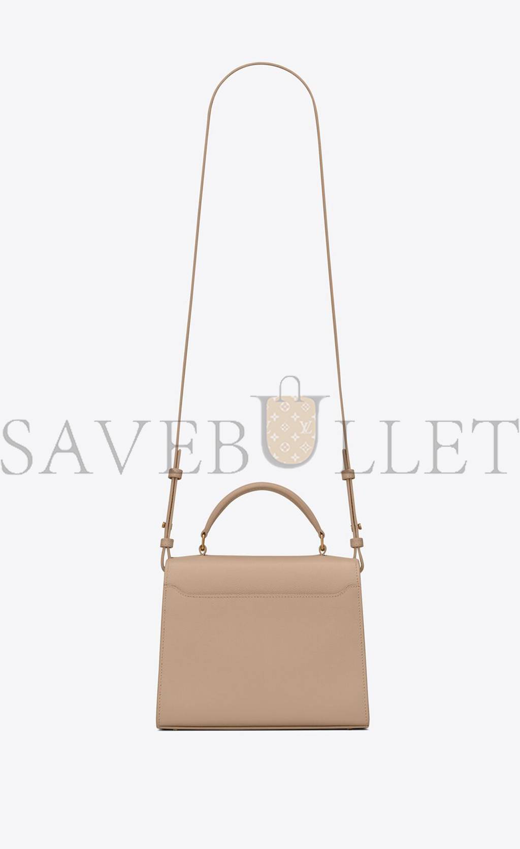 Y*L cassandra mini top handle bag in grain de poudre embossed leather 623930bow0w2721 (20*16*7.5cm)